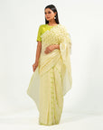 Sea Froth Saree