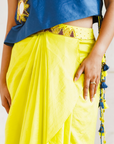 Blouse with Chanderi Dhoti