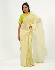 Sea Froth Saree