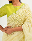 Sea Froth Saree