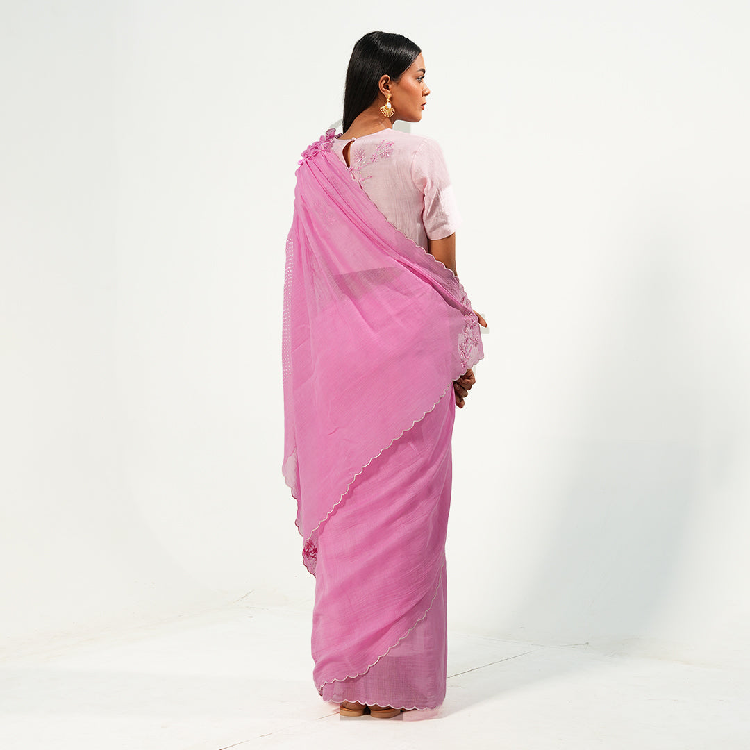 Sea Froth Saree
