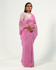 Sea Froth Saree