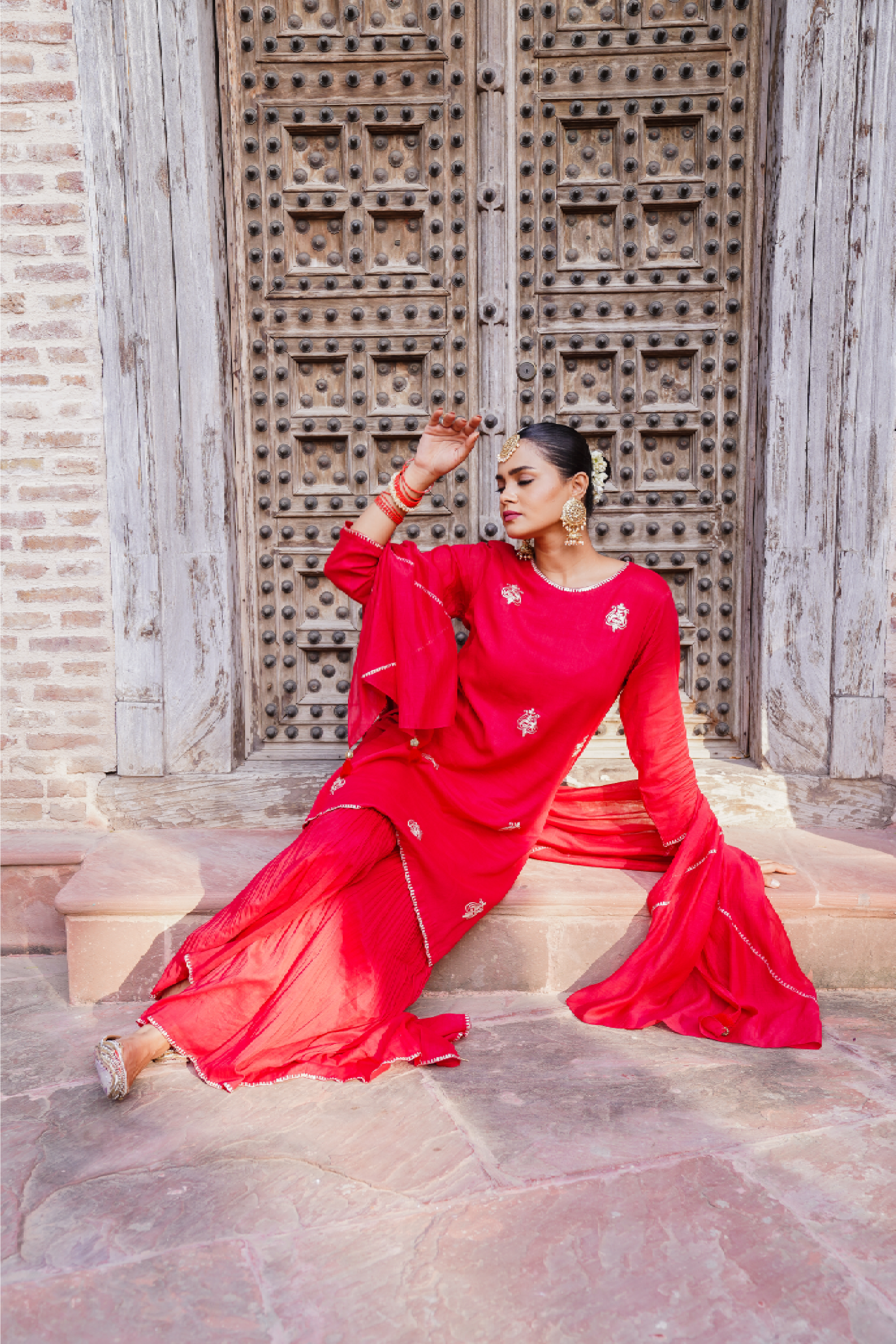 Sindoor Sharara Set