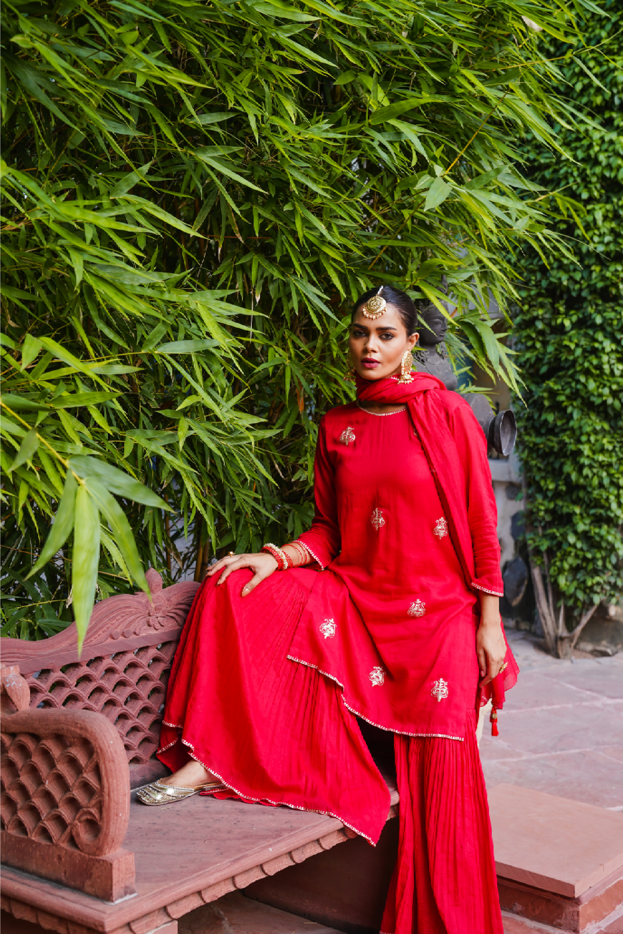 Sindoor Sharara Set