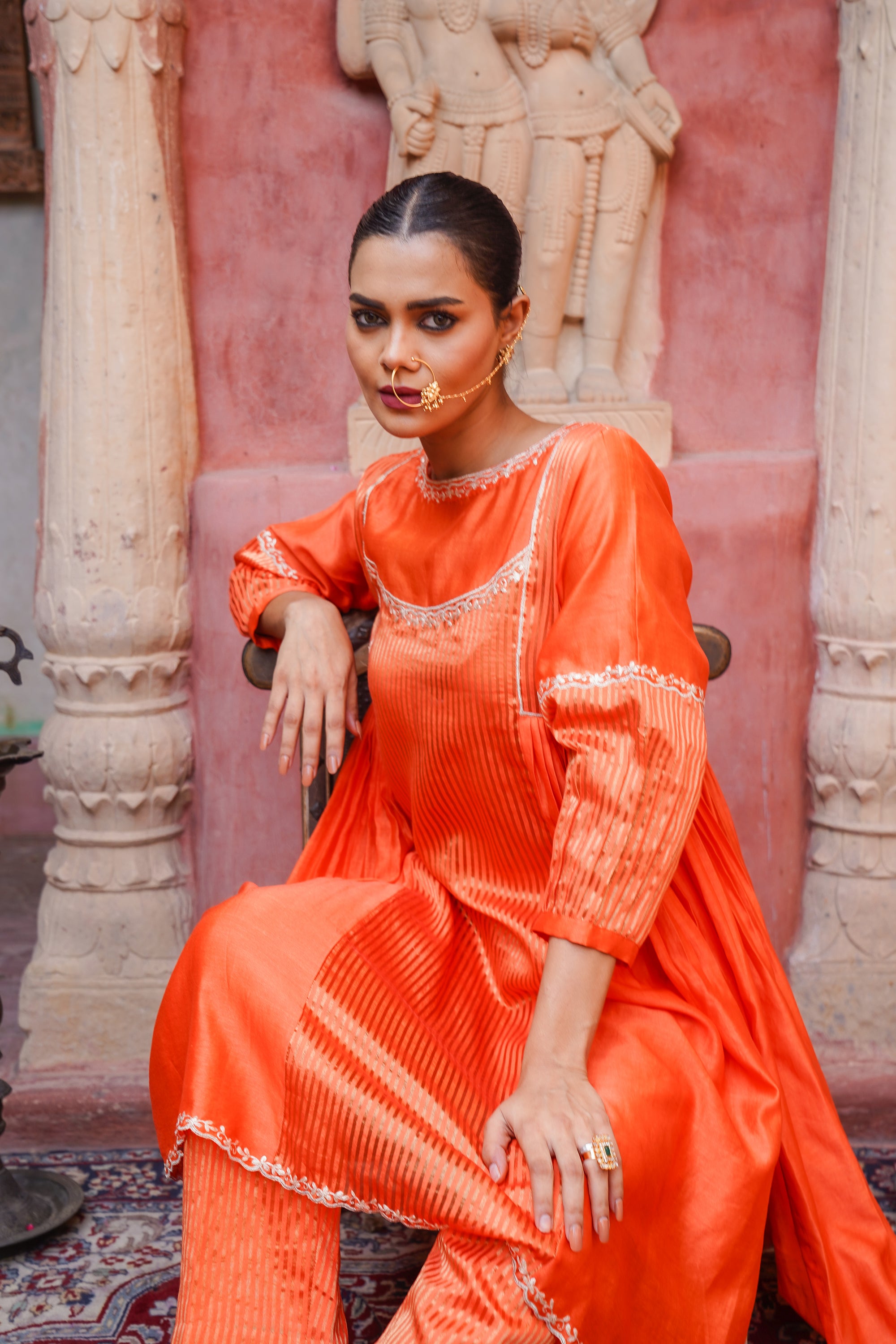 Kesari Kurta Set