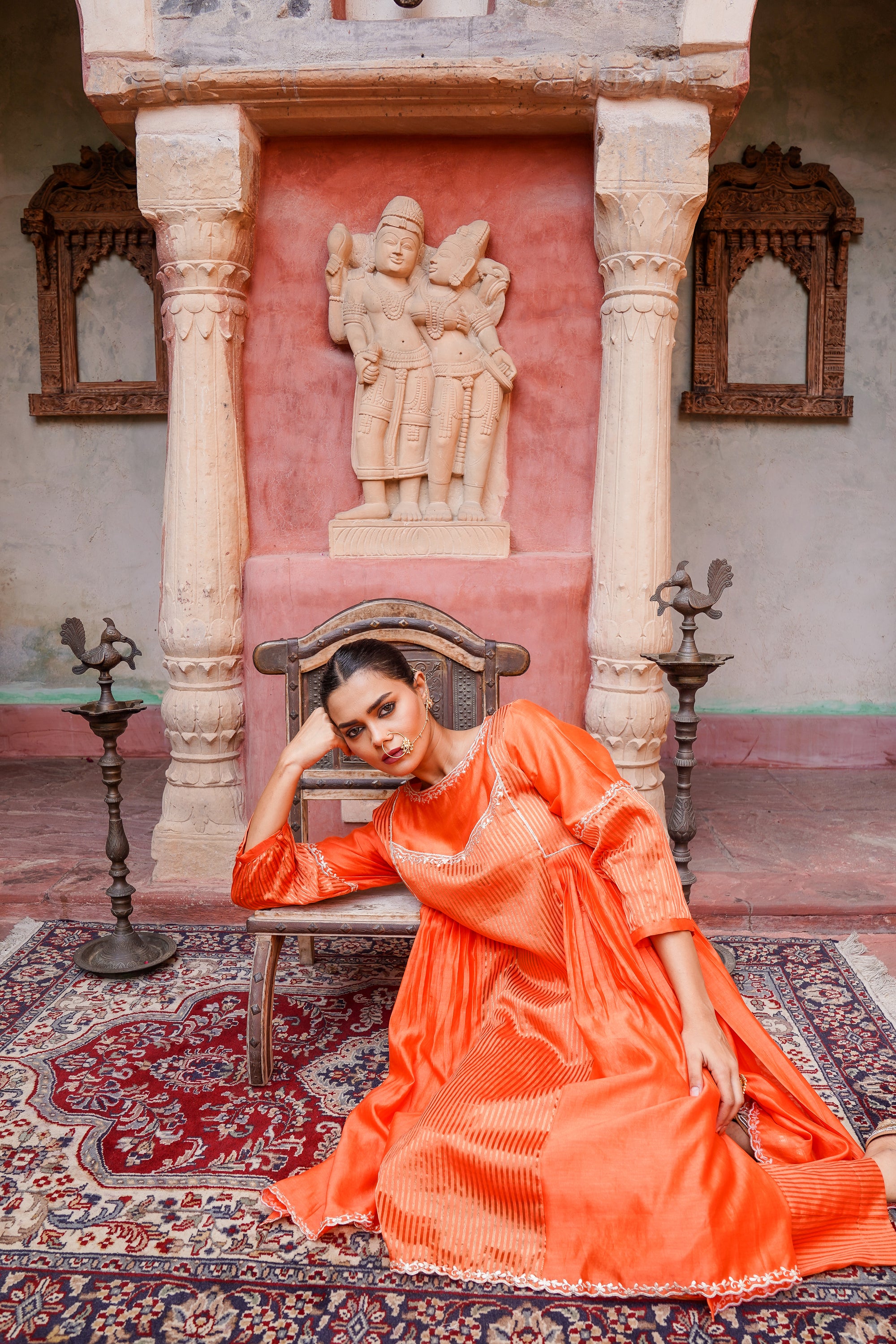 Kesari Kurta Set
