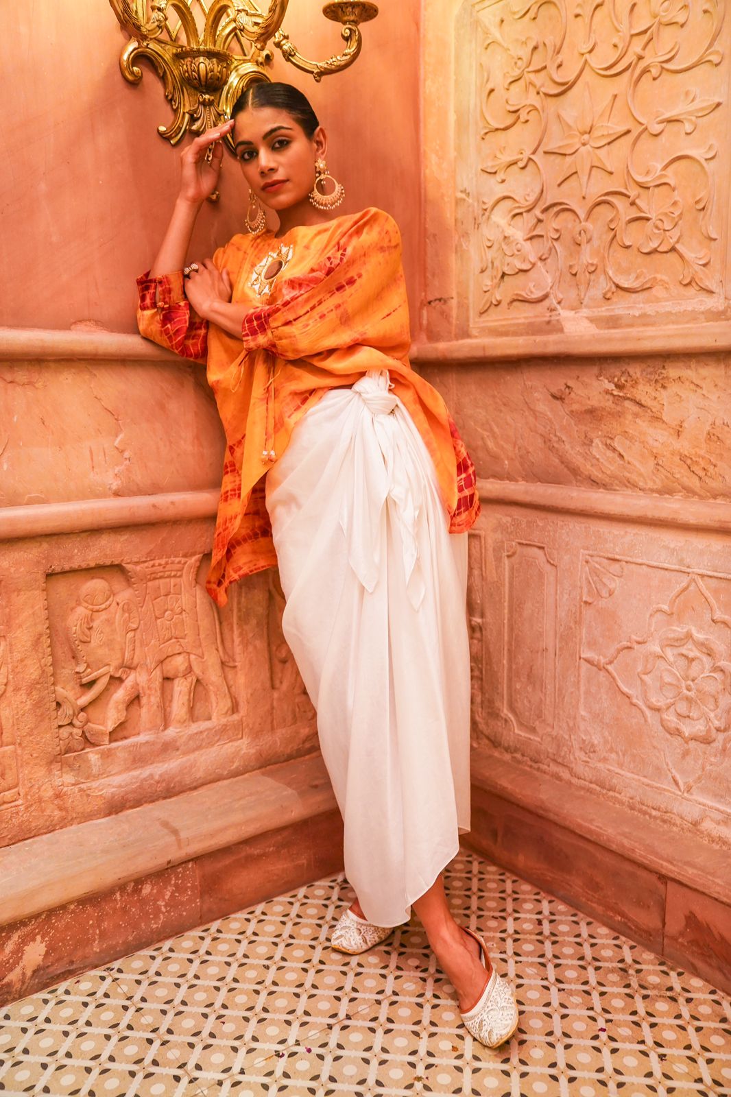 Sufiana Dhoti Skirt Set