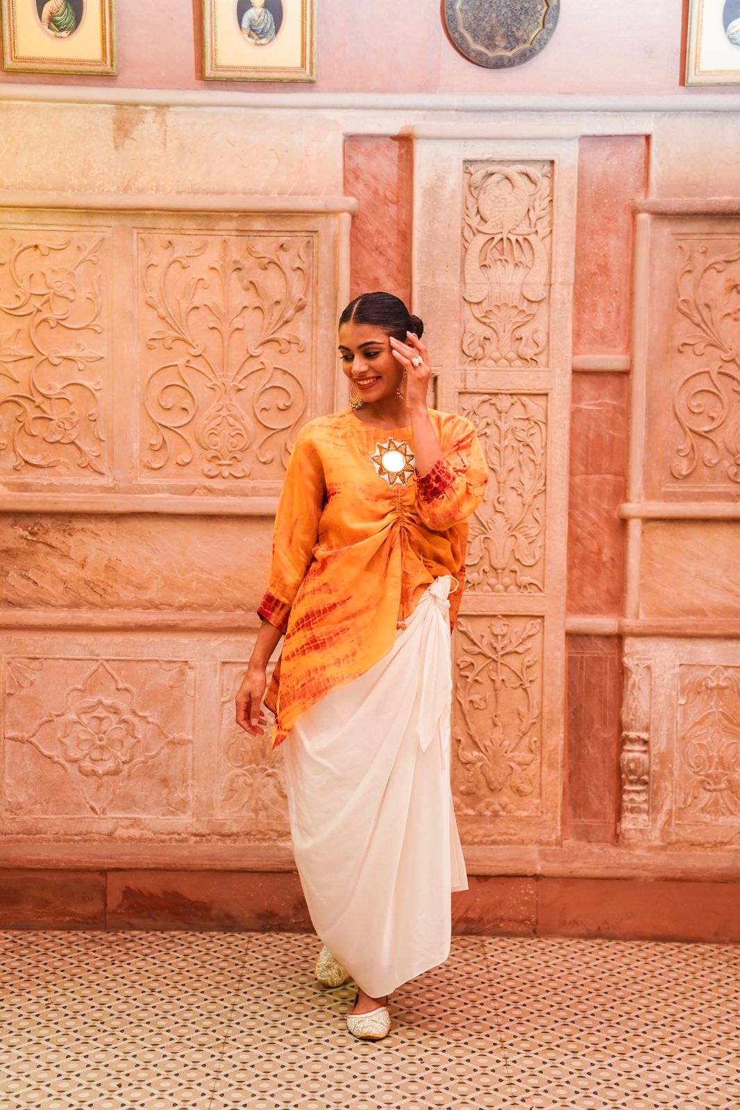 Sufiana Dhoti Skirt Set
