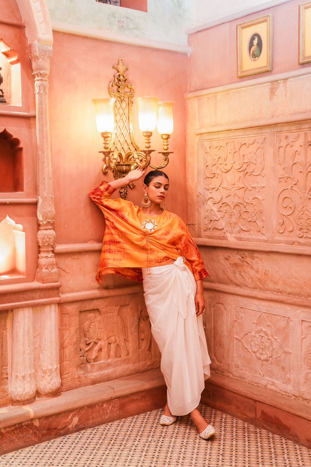 Sufiana Dhoti Skirt Set