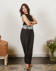 Trousers with Backless Top