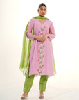 Aquatic Bloom Kurta Set