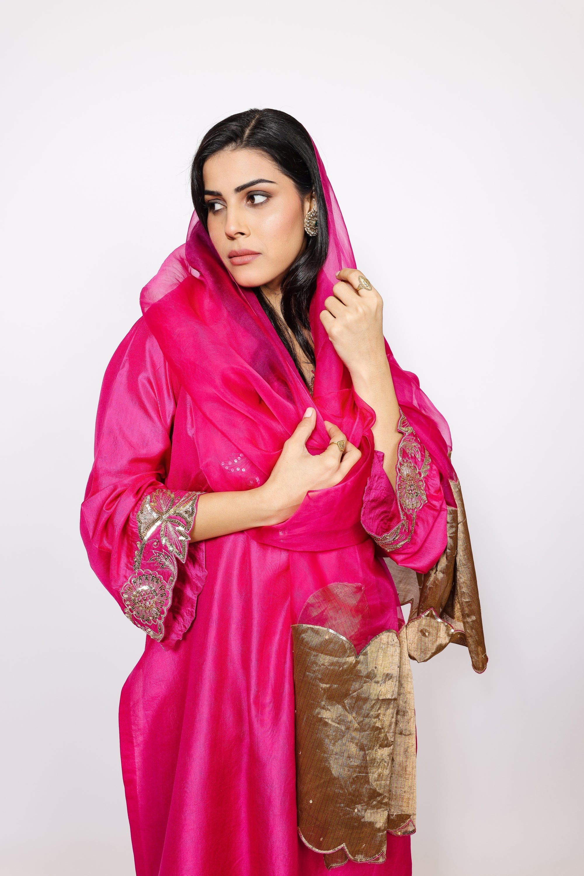 Aadab Pink Kurta Set