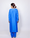 Aadab Blue Kurta Set