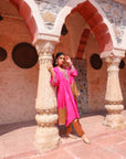 Aadab Pink Kurta Set