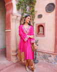 Aadab Pink Kurta Set