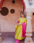 Kacha Aam Anarkali Set