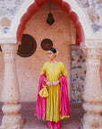 Kacha Aam Anarkali Set